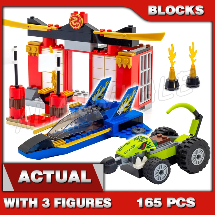 

165pcs Legacy Storm Fighter Battle Jet Temple Snake Car Vehicle 11552 Building Blocks toys GIfts Compatible With Model