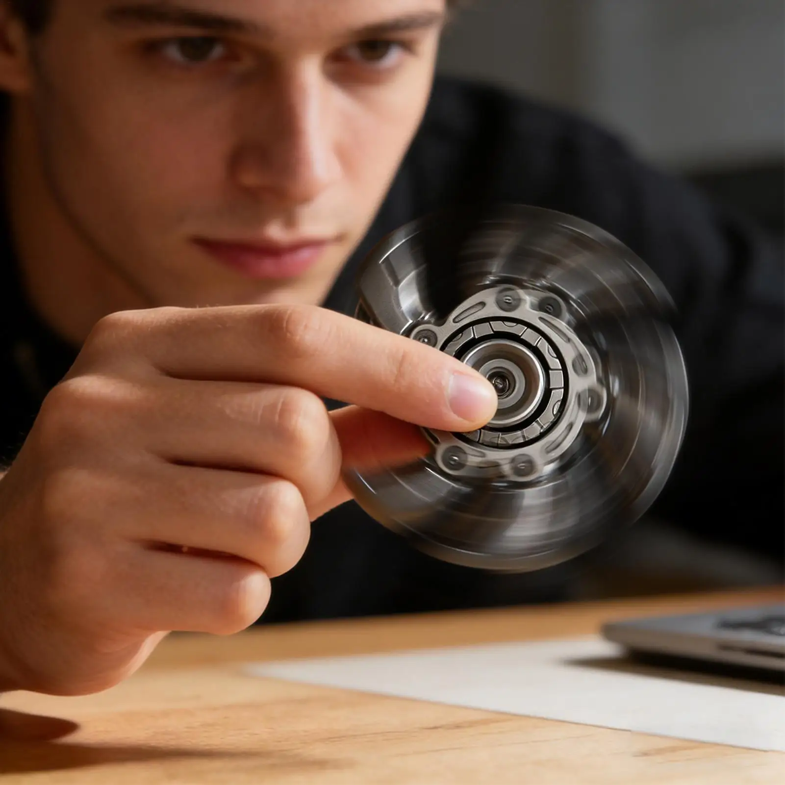 جديد FingerSpinner تململ اليد سبينر لعبة مضادة للقلق يخفف الإجهاد FingerSpinner تهدئة لعبة EDC الكبار الاطفال هدية