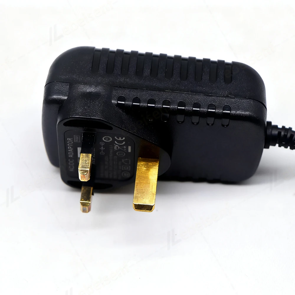 UK Plug 100-240V AC to DC 12V 2A Power Adapter Universal Voltage Converter 5521 for Electronics