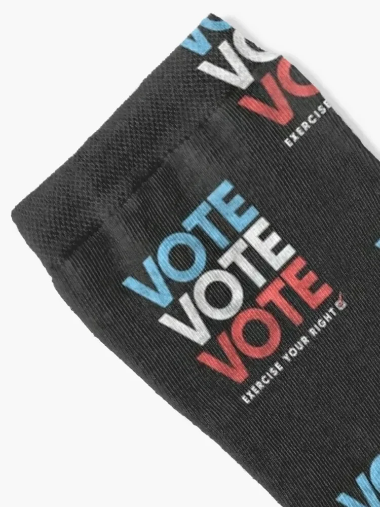 Retro Distressed Vote T-Shirt, Exercise Your Right Socks Heating sock new year Men's gifts Socks Girl Men's