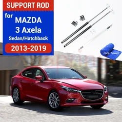 Cubierta de capó de coche, barras de choque de resorte de puntal hidráulico, estilo de soporte para Mazda 3 Axela 2013 2014 2015 2016 2017 2018 BM/BN/BP