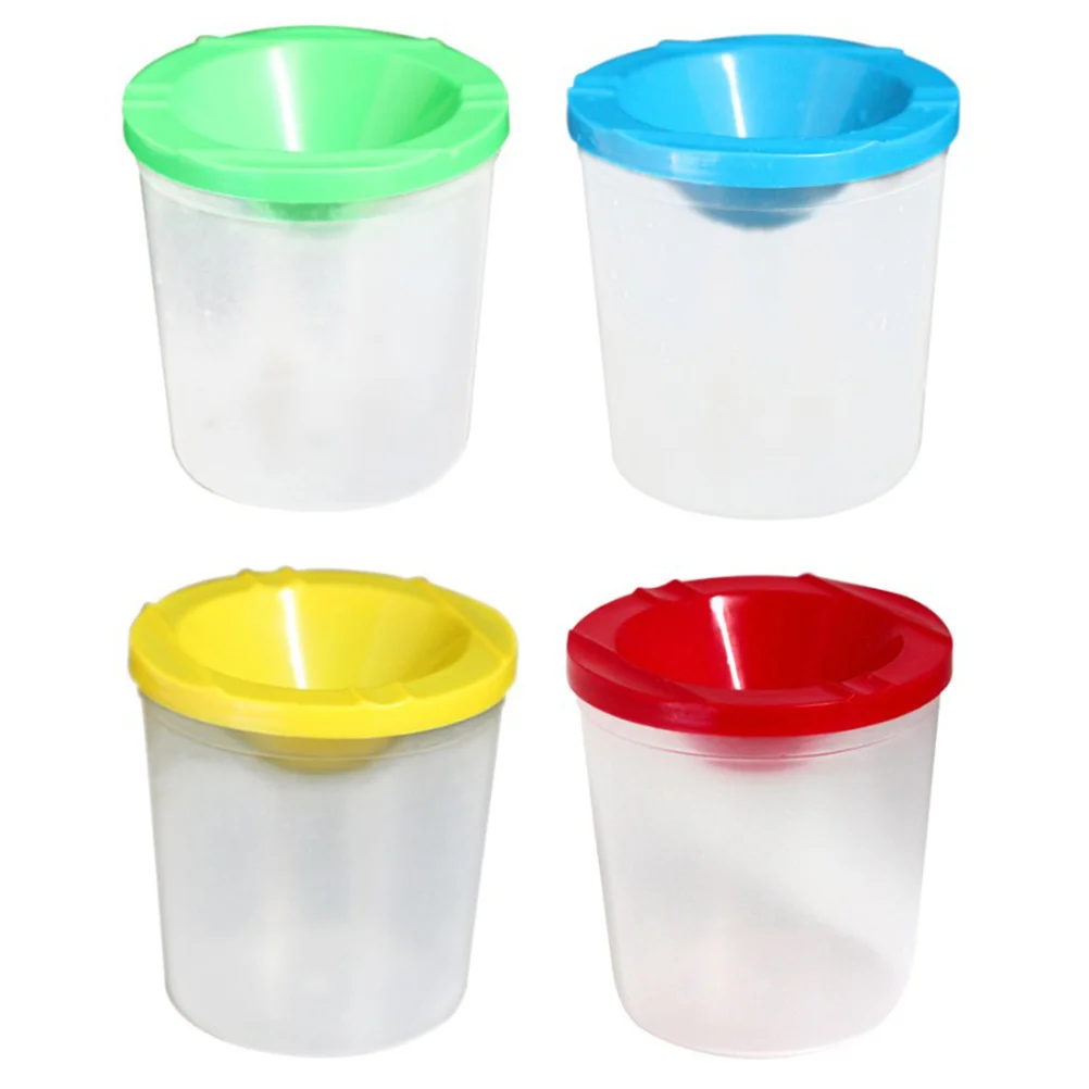 

10pcs Washing Cup For Painting Tools Random Color Easy Clean Lightweight Paint Kit Graffiti Tool Drawing Activity Art