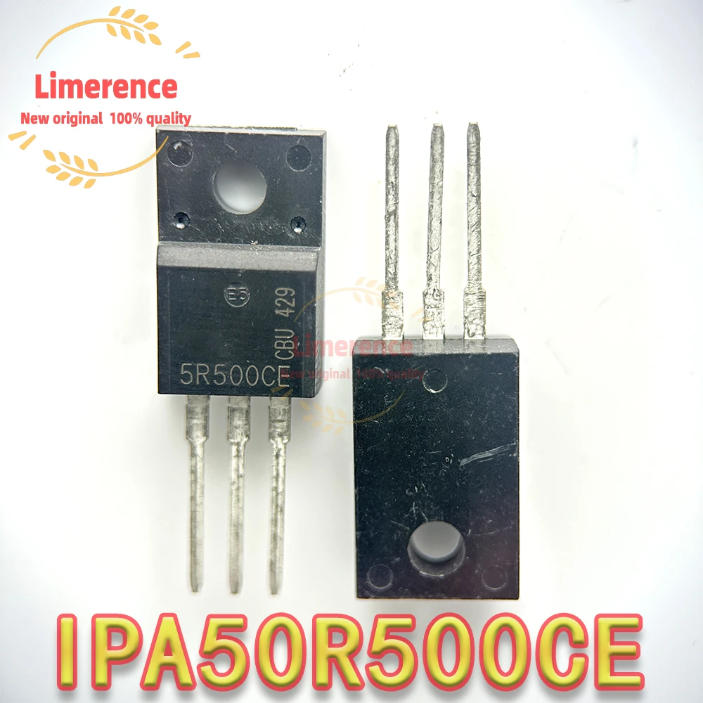 5PCS IPA50R500CE MOSFET N-channel screen printing 5R500CE TO-220F