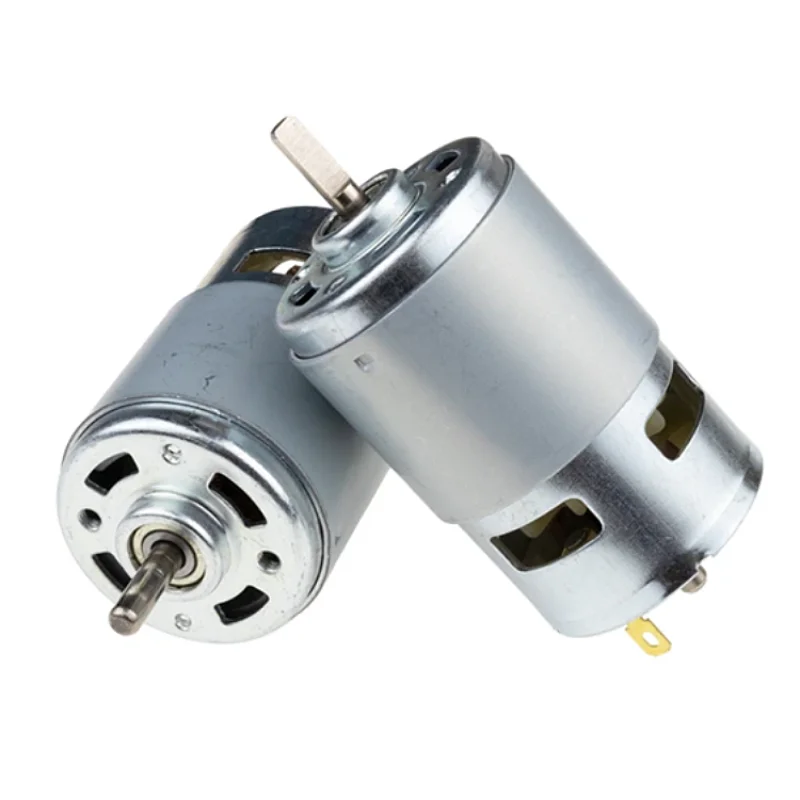 

775 DC Motor 80W Ball Bearing Torque Motor!12V-36V 5000-10000rpm Circular/D Shaft Motor 5MM Shaft Diameter