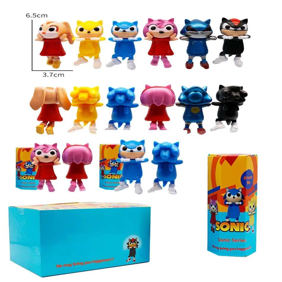 

New Product PaPa Angel Anime Sonic & Son Series Figure Blind Box Desktop Decoration Birthday Gift