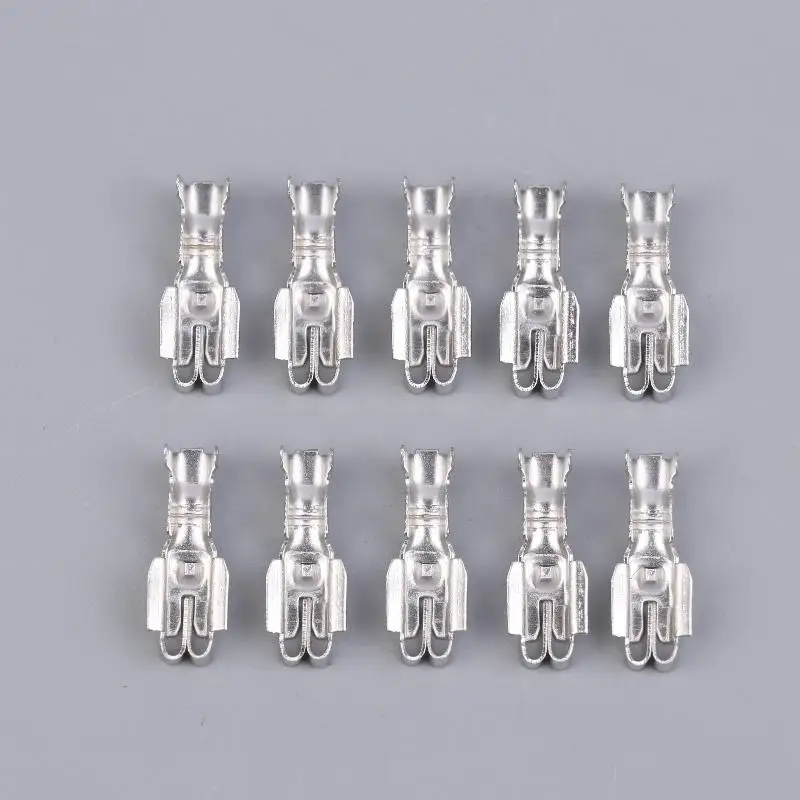 **10Pcs Car Insurance Terminals Automotive Meter Fuse Terminals Car Insurance Fuse Holder Terminal BX2091C