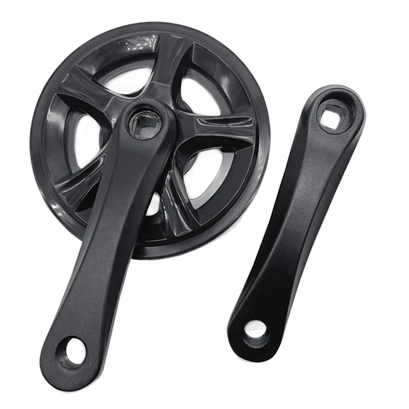 

1 Set Bike Crank Set Folding Bike Crankset 32T Folding Electric Bicycle Crank Set Aluminum Alloy 127MM Cover Bike Accessories