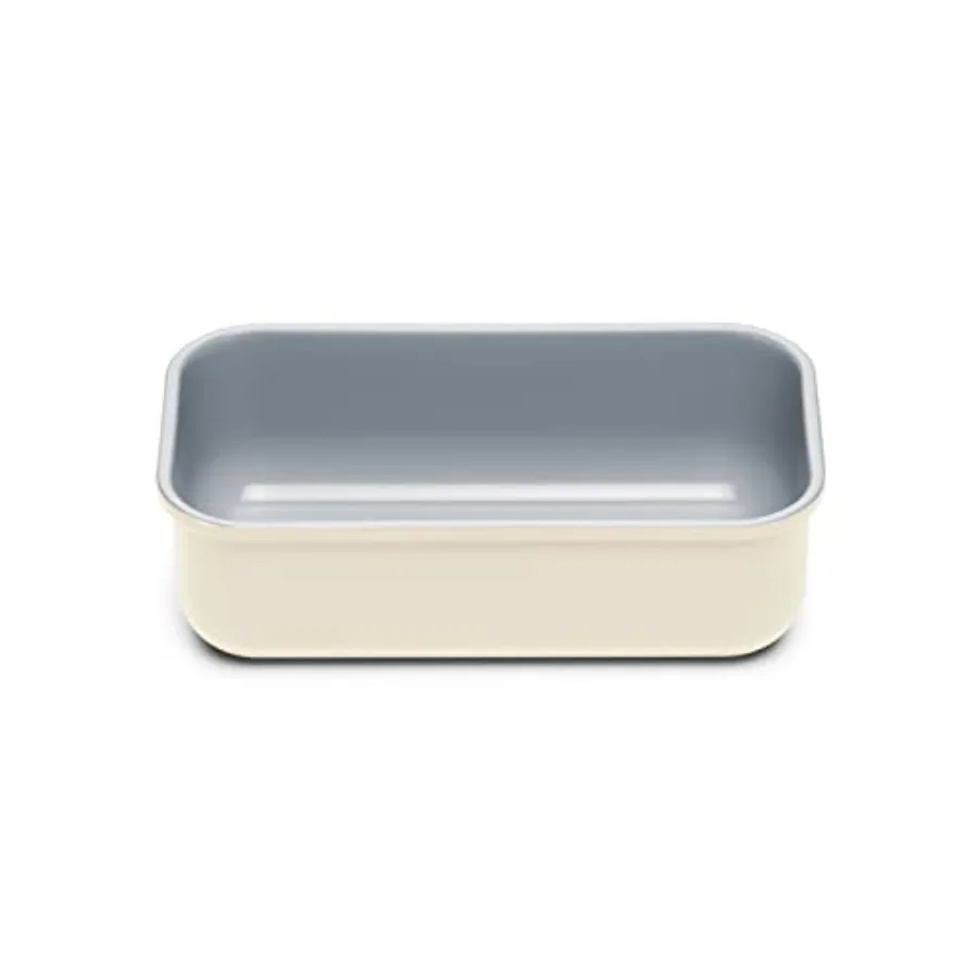 

Non-Stick Ceramic 1 lb - Naturally Slick Ceramic Coating - Non-Toxic, PTFE and PFOA Free - Perfect for Pound Cakes, Breads, and
