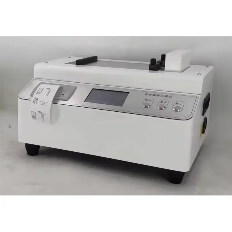 ASTM D202 TAPPI T815 Inclined Plane Friction Coefficient Testing Machine ASTM D4918 COF Paperboard Films Packaging Slope