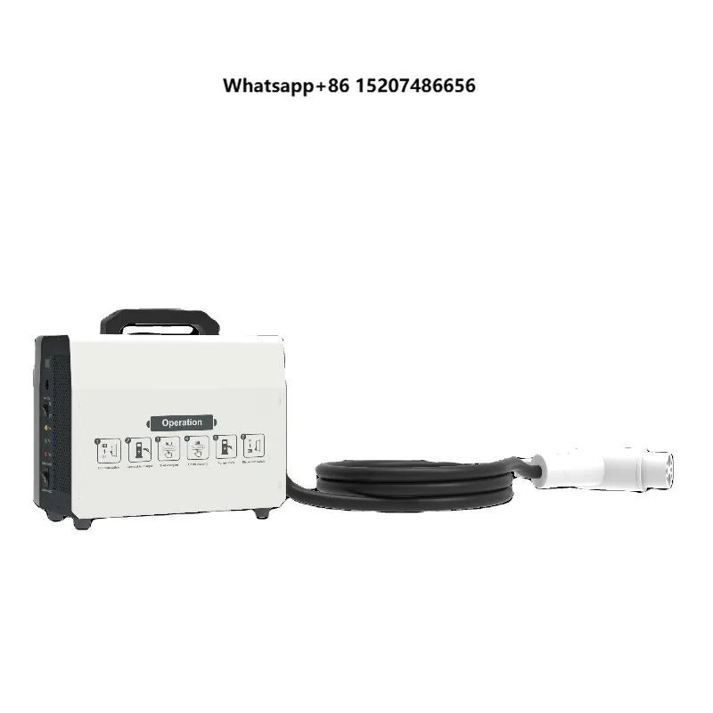 20KW-40KW Portable Charging Pile Commercial GB/T CCS2  DC Fast Charging 220V-750V Electric Vehicle Charger Mobile