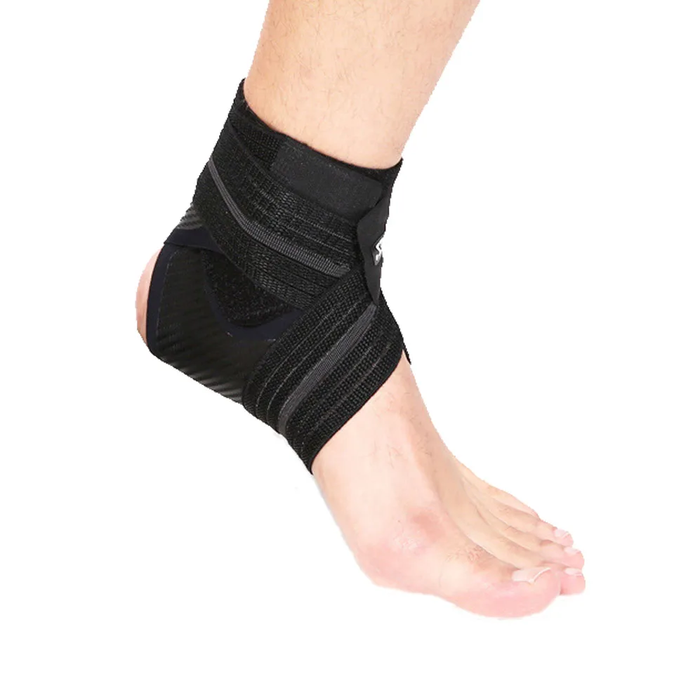 AOLIKES 1PCS Compression Ankle Brace - Lightweight Ankle Sleeve Sock Support for Sprains Arthritis Tendonitis Running Fitness