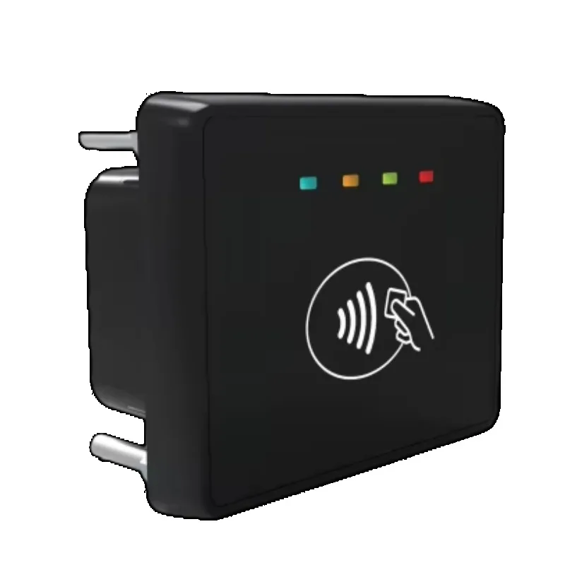 شاحن AC EV قائم على الأرض من النوع 2 جيجابايت/T IP55 44KW 32A مع دفع بطاقة الائتمان POS #6