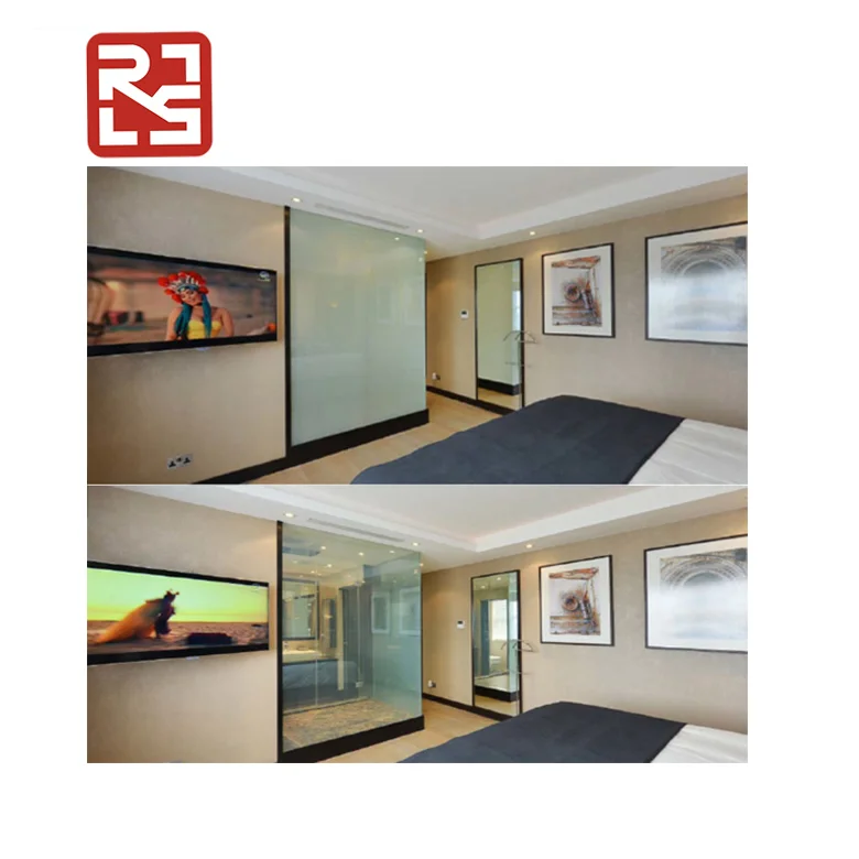 Office Pvc Frosted Privacy Film Dimming Electric   Pdlc  Film Switchable Adhesive  Smart Film Customizable size