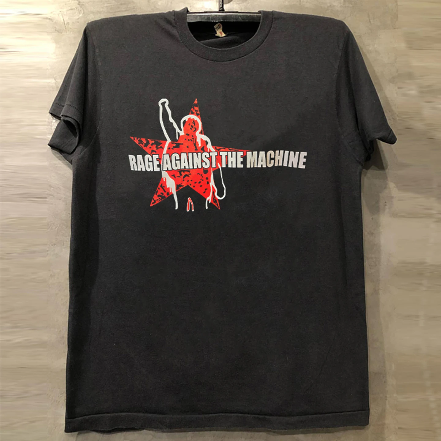 

Rage Against The Machine Rage Machine Band Short Sleeve T-Shirt Cec American Ruffian Handsome Half Sleeve Men