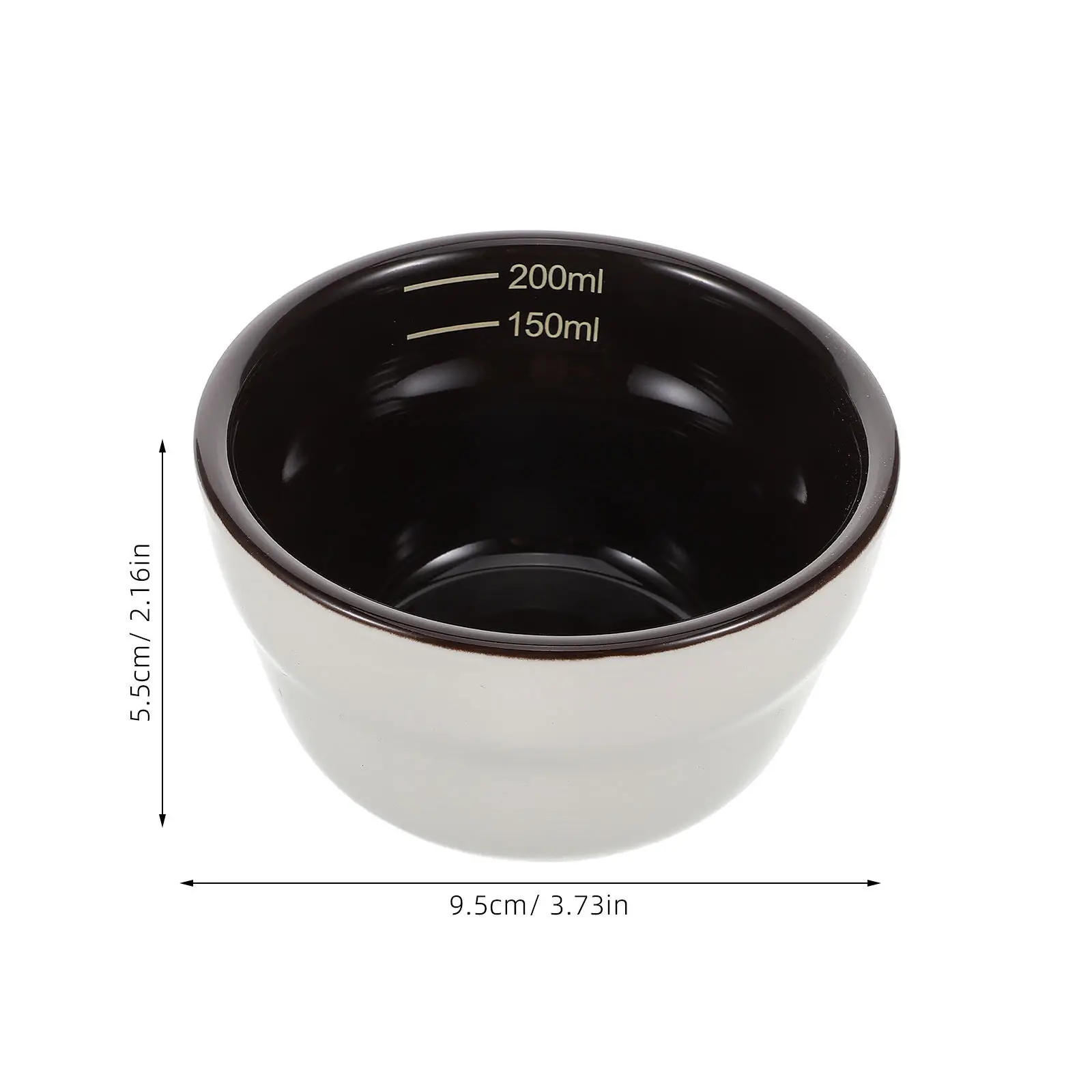 Peser des récipients de grains de café, tasse doseuse de grains de café, outils de Barista, plateau doseur unique en céramique pratique pour café, maison et bureau  15