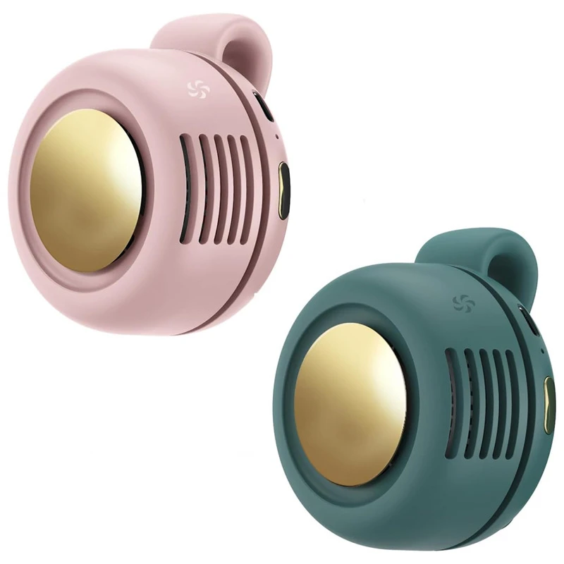 

2026 New Small Whirlwind Portable Buckle Small Fan Intelligent Adjustment Speed Mini Waist Hanging Handheld Bladeless Clip Fan