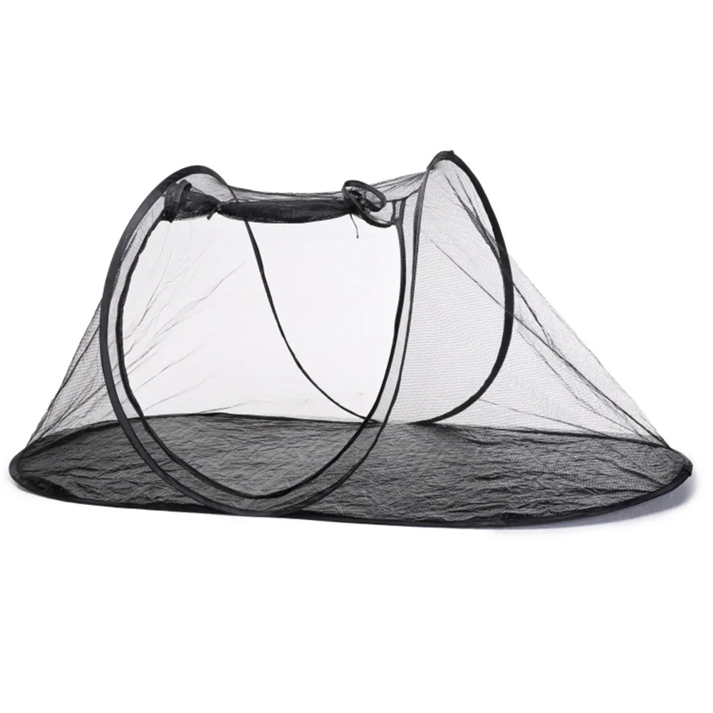 

Enclosure Tent Pet Tent 1 Pc About 460g Accessories Black Detachable Mesh Cloth Multipurpose Garden Indoor Cat