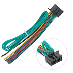 16 Pin Cable Adapter Plug Car Radio Plug Stereo Wiring Harness For 2010-Up Pioneer DEH Model