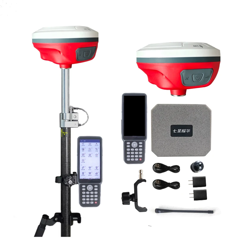 High Precision Dual Band GNSS RTK Receiver Multi-Frequency L1/L2/L5 GPS Survey Equipment Bluetooth Positioning Measuring Instrum