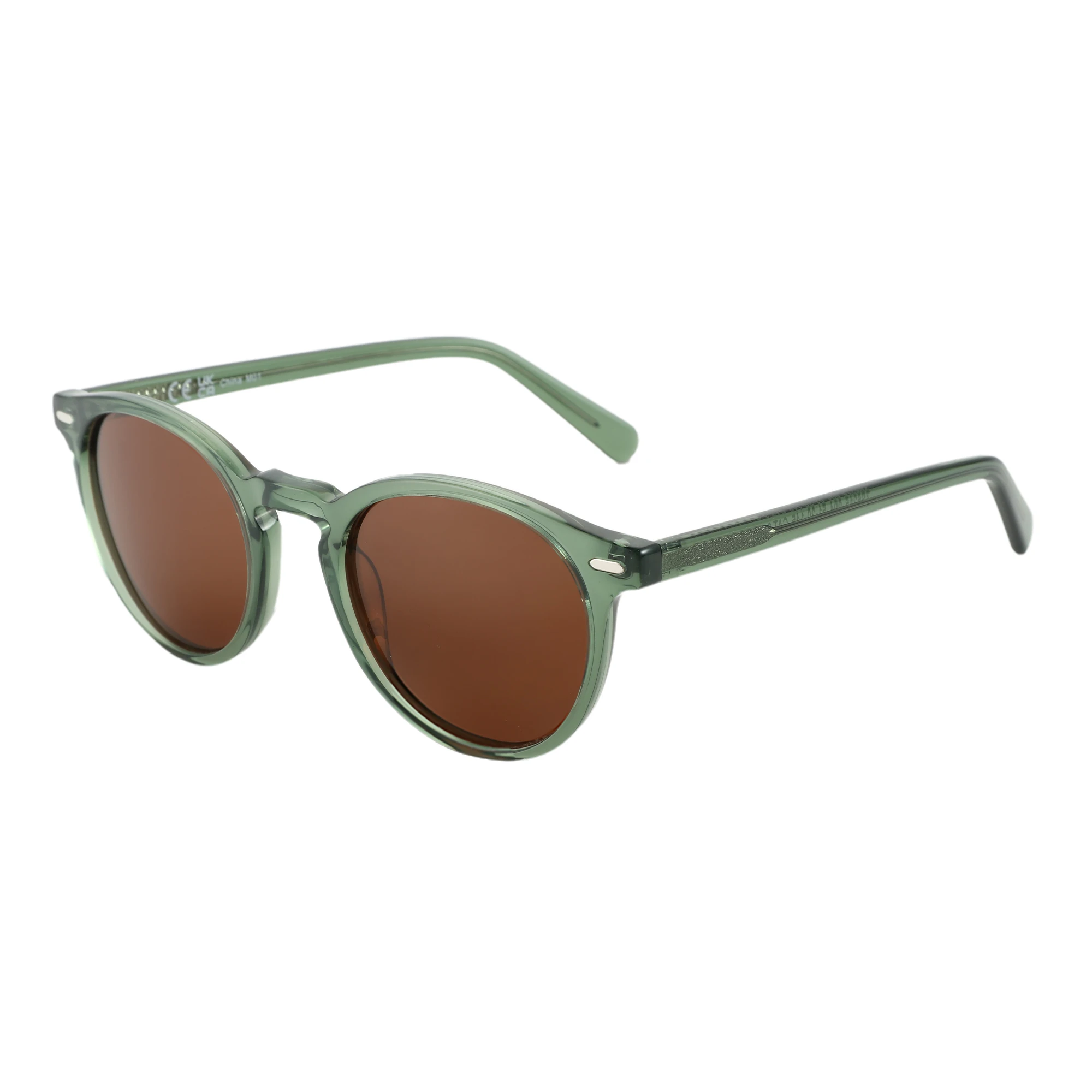 ZENOTTIC 2026 Modische Runde Polarisierte Sonnenbrille für Damen UV400-Schutz Hochwertige Acetat Retro-Sonnenbrille ZS6215 – Detail 18