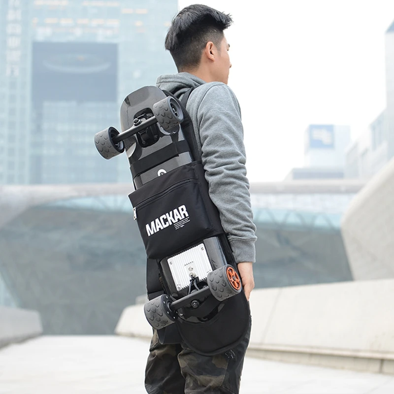 MACKAR POPULAR SIMPLE 80X24X7cm Electric Skateboard Backpack Double Shoulder Surfing Skateboard Backpack Adjustable Bag