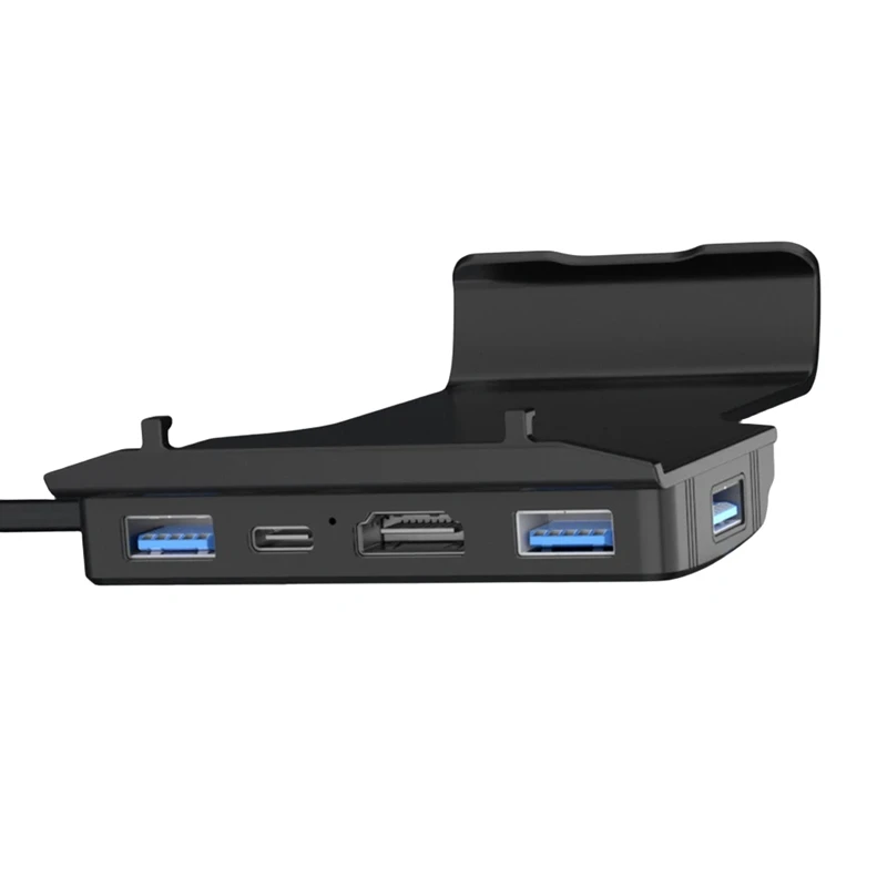 5 In 1 Dock Holder Hub 100W PD3.0 Charging Base Multiport Hub -Compatible 2.0 4K@60Hz USB3.0 10Gbps For Steam Deck