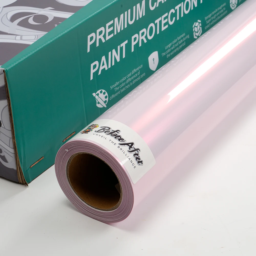 Air Bubble Free Chameleon Gloss Metallic White Pink Iridescent Car Vinyl Wrap Glitter Holographic Rainbow Auto Wrapping Film view 2