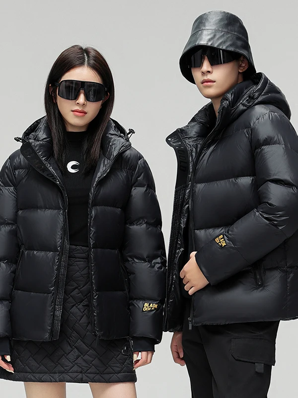 

Утепленная легкая куртка-пуховик Street Style для мужчин и женщин, парная зимняя верхняя одежда из полиэстера с дизайном «хлебный пух»