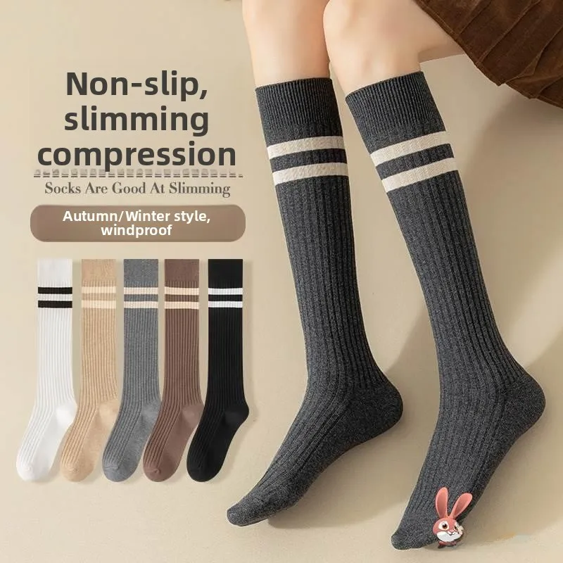 

Женские хлопковые тонкие леггинсы-гольфы Crion для осени и весны, зимние длинные гольфы до колена из чистого хлопка