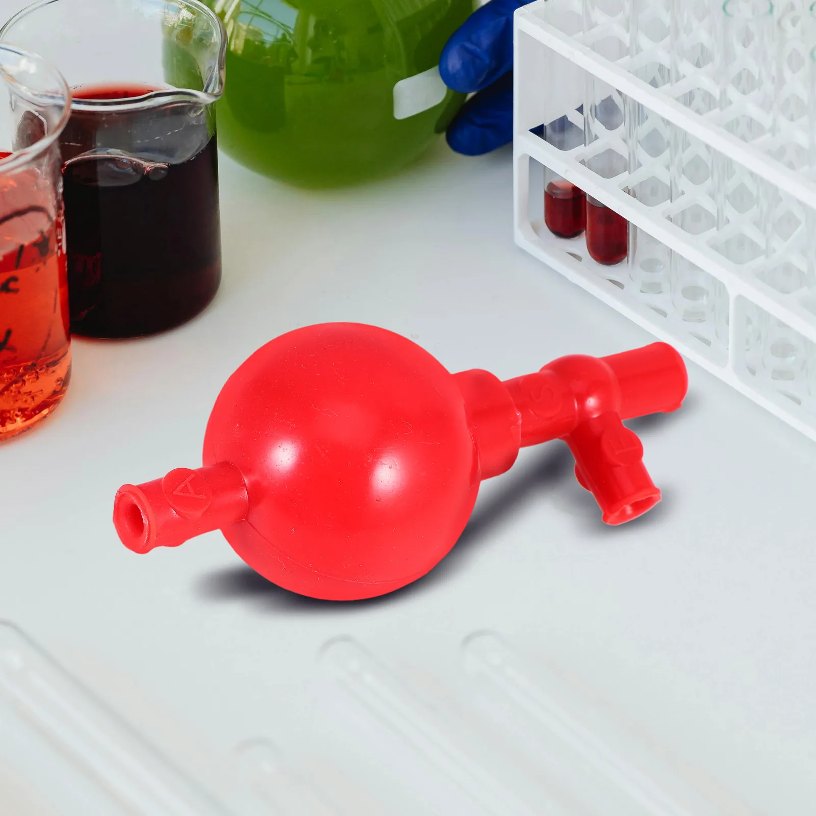

Suction Ball Lab Pipette Supplies Bulb with Valves Straw Equipment Safety Silica Gel Laboratory Accessories Elastic Silicone