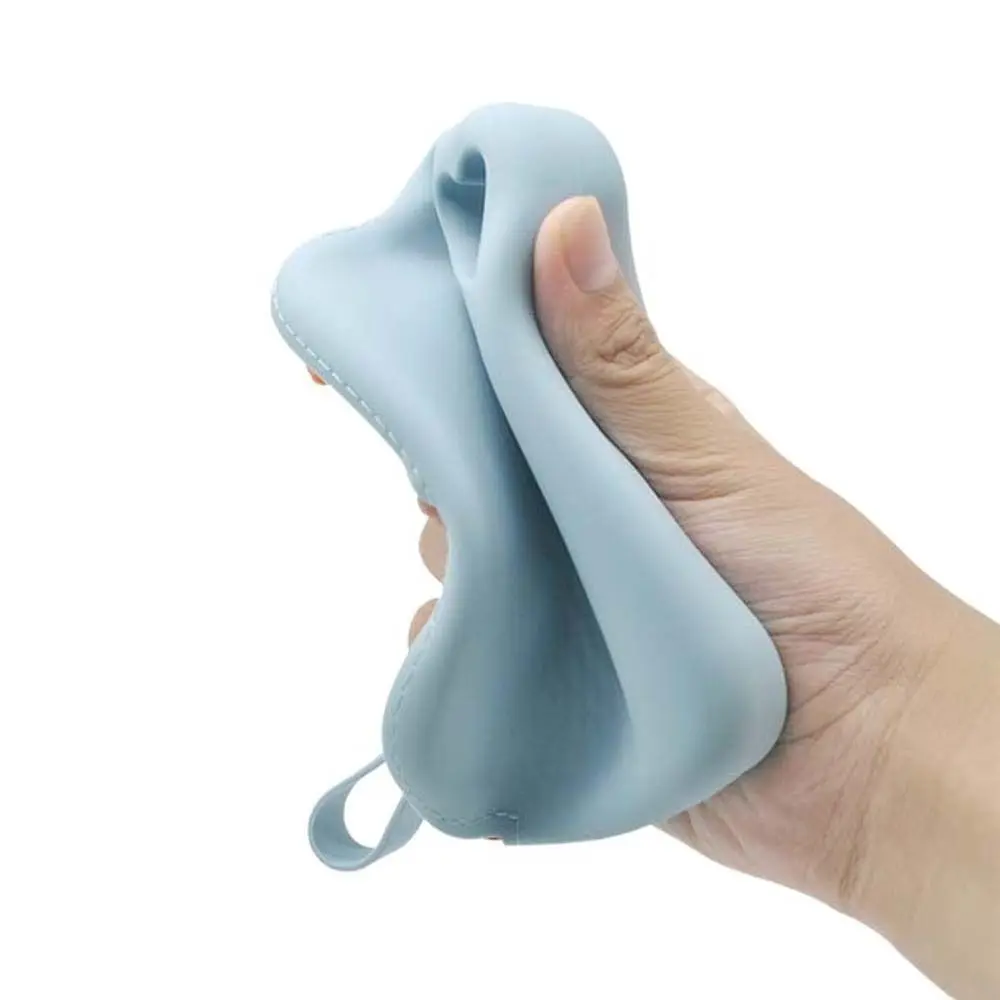 Mini borsa per il trucco del rossetto in Silicone portamonete borsa per la conservazione impermeabile di grande capacità borsa per l'imballaggio dei gioielli delle ragazze