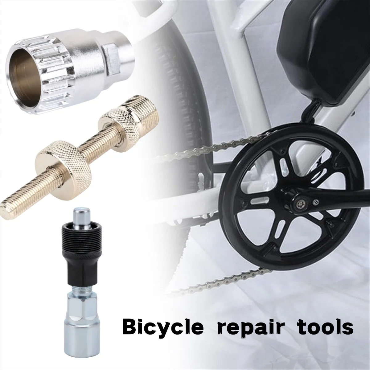 Bicycle Bottom Bracket Removal Socket Cycling Crank Pedal Puller Remover Repair Extractor Bike Universal Removing Tools Parts