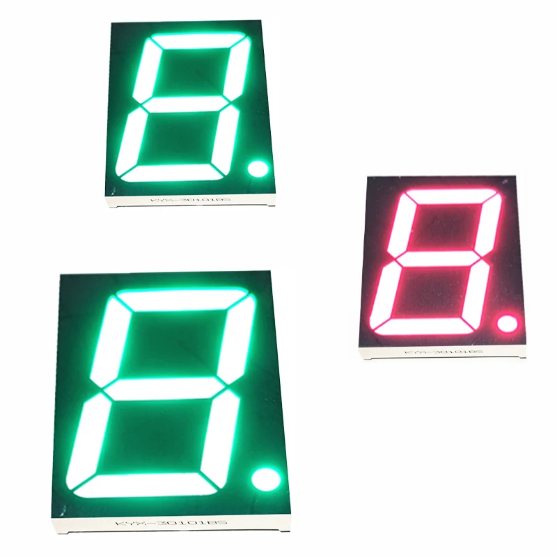 65*86*12mm Red/Green 3 Inch LED Display 1 Bit Cathode/Anode Digital Bar Chart for Household Appliances Straightener