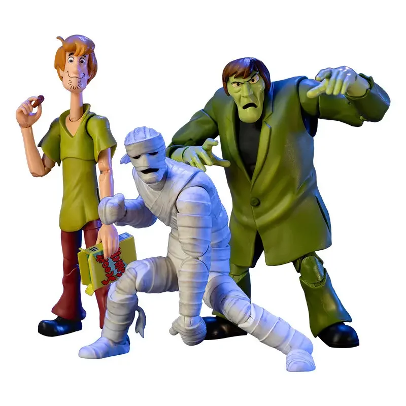 In Stock Jada Scooby-Doo 1/12 Shaggy Stalker Anka Mummy 6-inch Movable Figure Model Birthday Gift Collectible