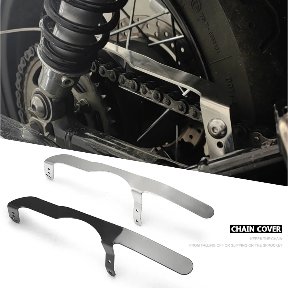 

For Thruxton RS Bonneville T100 T120 Scrambler Speed Twin 900 1200 Motorcycle Rear Sprocket Cover Chain Guard Protector