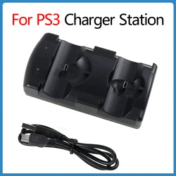 1Pcs 2in1 For PS3 Charger Station Holder For Sony PS3 MOVE Wireless Controller Left Right Hand Recharger Dockstation