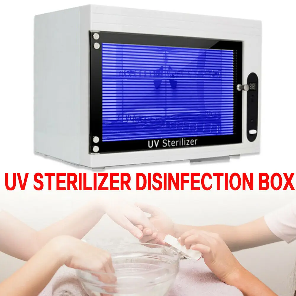 Hot Towel Warmer Cabinet UV Sterilizer Box Facial Salon Beauty Equipment 10L