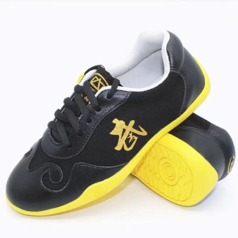 2024 New Arrival Men Women Martial Arts Training Shoes Black White Kung Fu Shoes Chinese Brand Traditional Wushu Shoes Couples