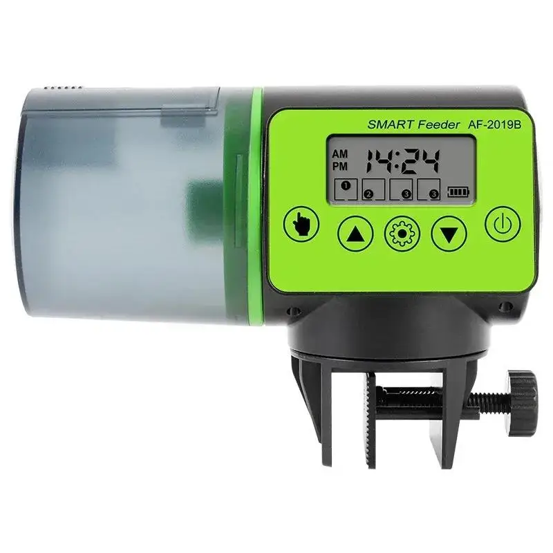 Automatic Fish Tank Feeders Intelligent Timing Digital Display Large Capacity Automatic Fish Feeder Aquariums Accessories