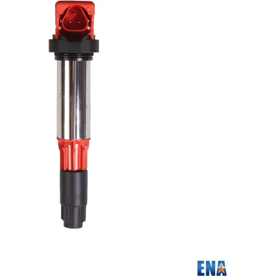 مجموعة من 6 قطع من ملف الإشعال الأحمر المتوافقة مع BMW 325i 330i 525i 545i 550i 650i 750i Alpine B7 M3 X3 X5 Z3 Z4 20012010 2.5L 3