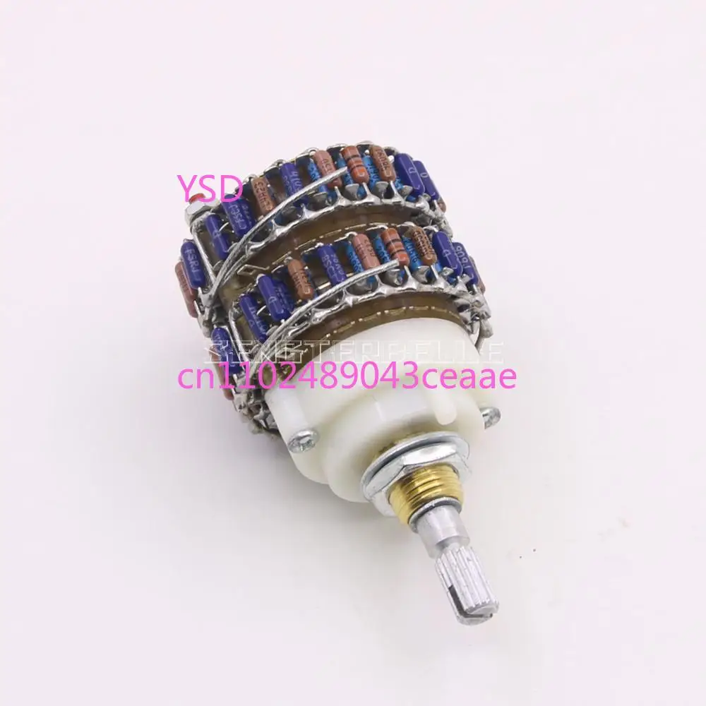 4 × 24 Steps Ladder Type Volume Control Potentiometer 10K 50K 100K 250K Two-channel DALE Resistor Volume Control