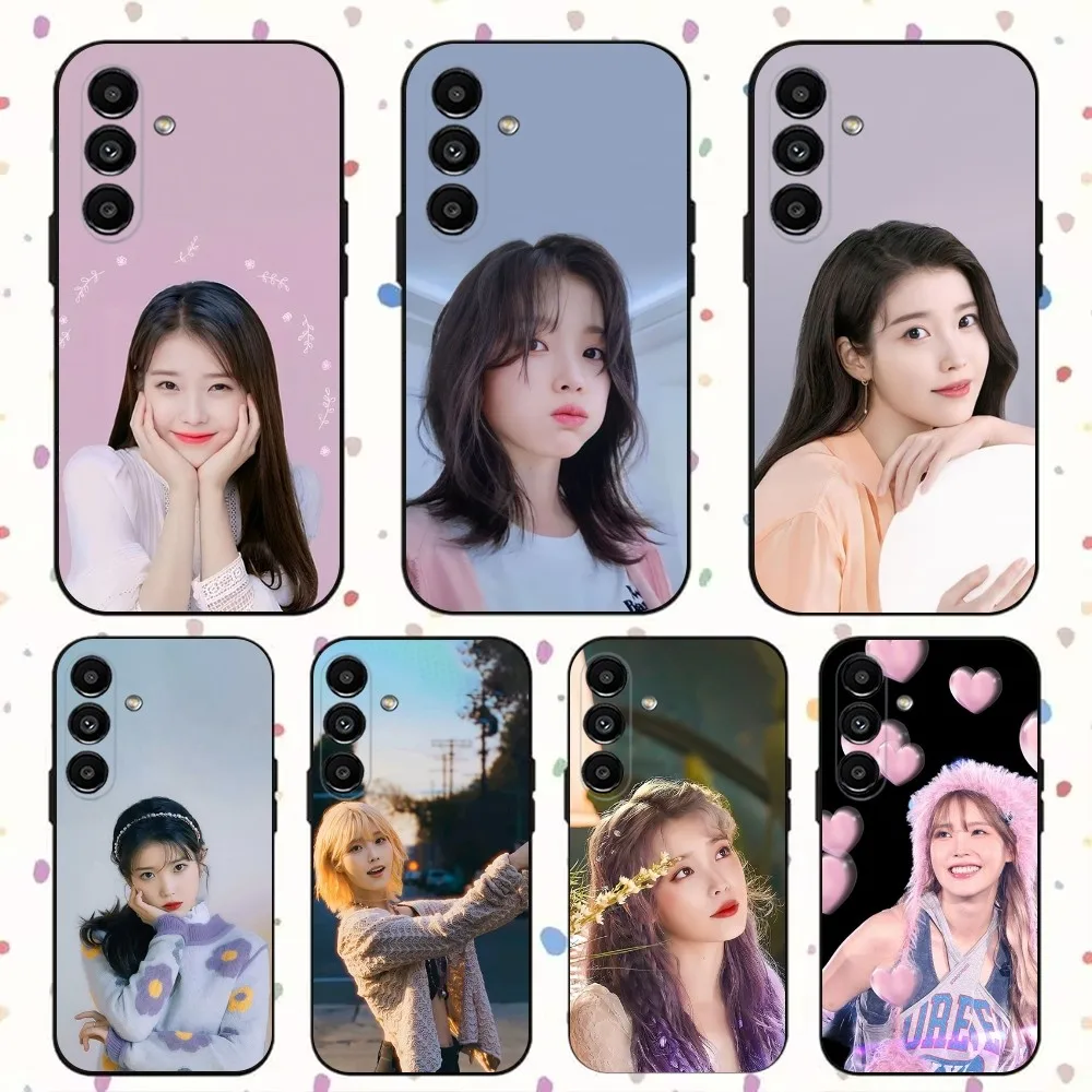 

Singer IU Lee Ji Eun Phone Case For Samsung S24,S21,S22,S23,S30,Ultra,S20,Plus,Fe,Lite,Note,10,9,5G Black Soft Cover