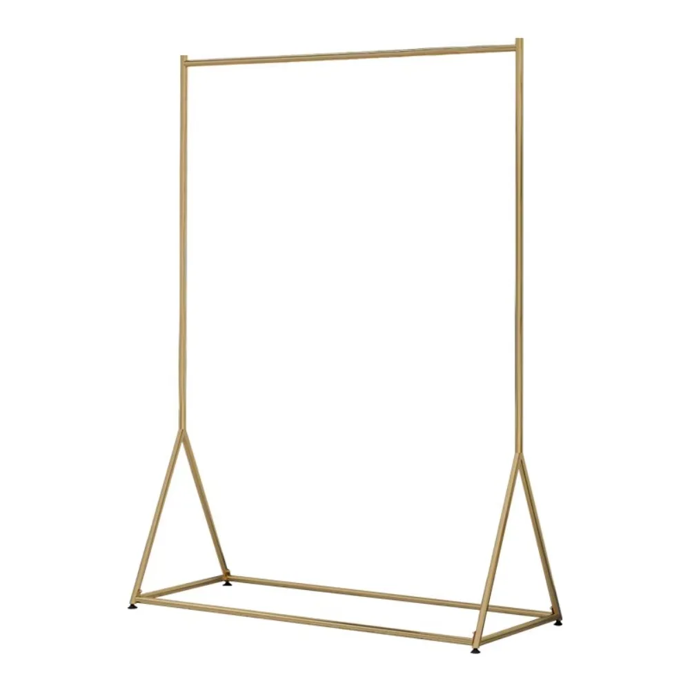 Luxury Garment Metal Coat Gold Cloth Hanger Display Clothes Rack for Clothes Store