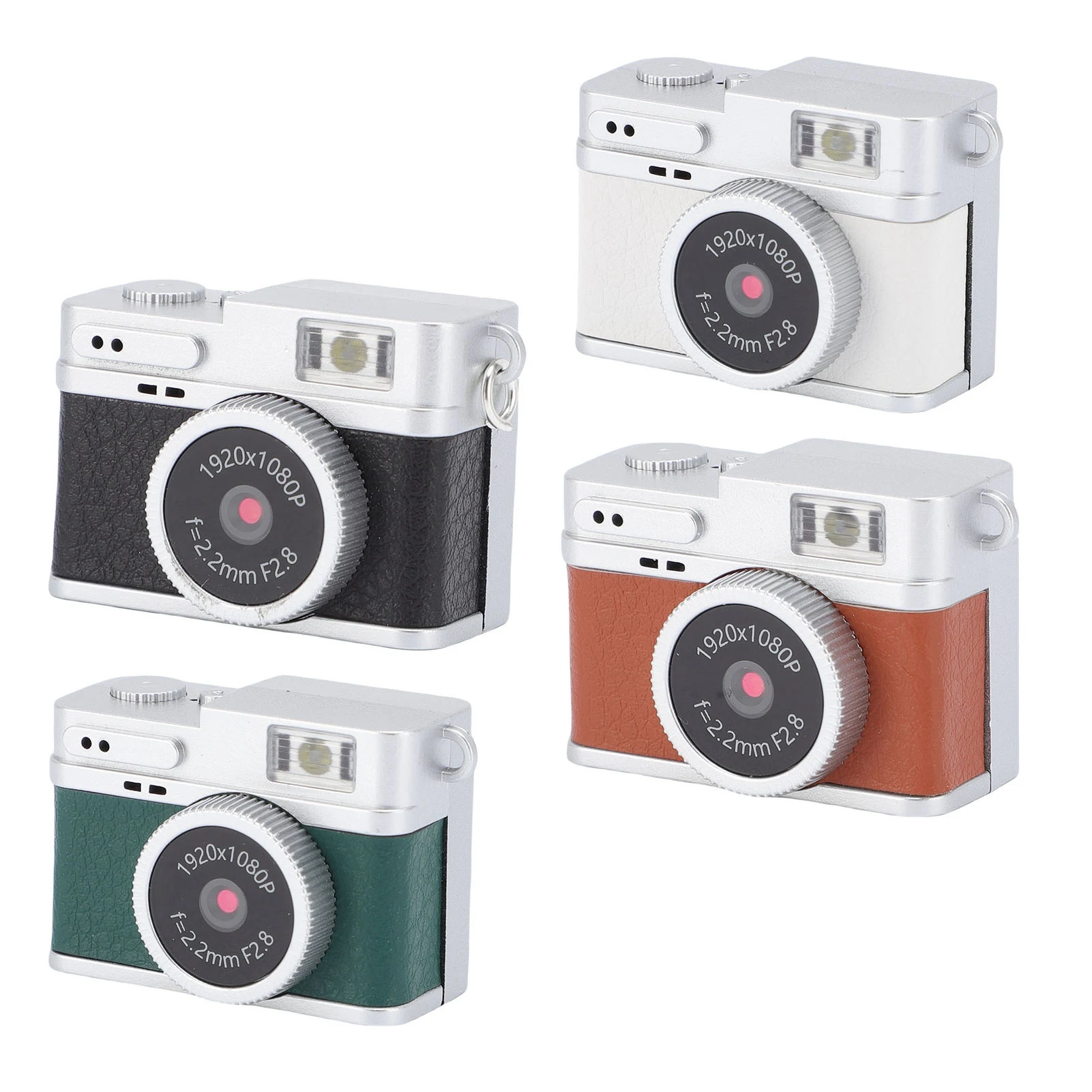 

Камера Point-and-shoot 1080P FHD с цветным экраном 0,96 дюйма 160 ° CMOS-видеокамера с объективом и картой памяти 32 ГБ, мини-цифровая камера в стиле ретро