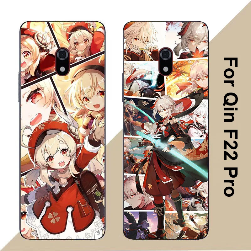 For Qin F22 Pro Case Qin F21 Pro HD Pianted Silicone Soft TPU Phone Cases For Xiaomi Qin F22Pro Cover For Qin 2 Pro / QIn 1S +