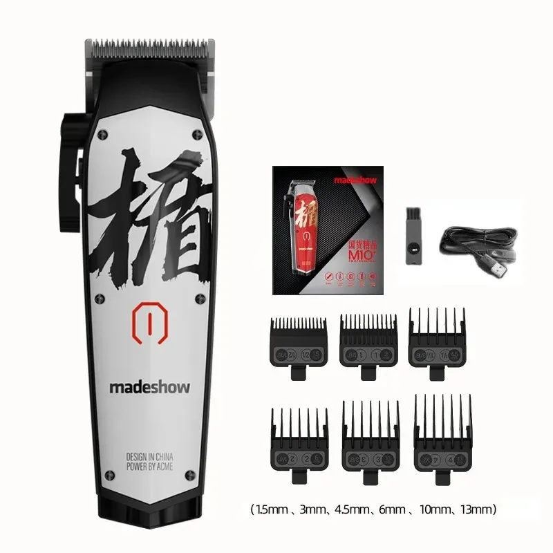 MadeShow M10M11 Professional Hair Clipper + Trimmer Set 0.1mmHair