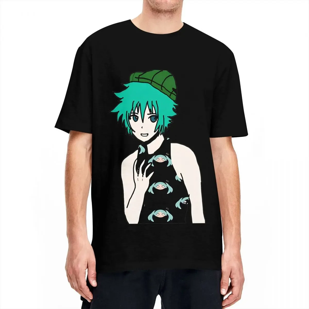 Miku Binder Sou Hiyori Shin Tsukimi Your Turn To Diiee T Shirt YTTD Anime Pure Cotton Tops Novelty Round Collar Plus Size TShirt