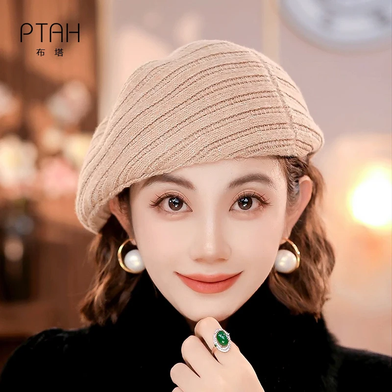 berretto-in-lana-lavorata-a-maglia-caldo-e-in-stile-cashmere-modello-ottagonale-cappello-da-pittore-vintage-cappello-da-hostess-ideale-per-l’autunno-e-l’inverno-alla-moda-casual-e-traspirante