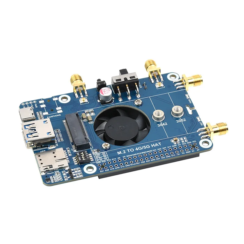 

Raspberry Pi 5G Communication Expansion Board 4G/3G RM500U-CN/RM502Q-AE and Other Optional with Shell