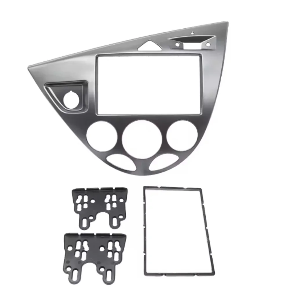 LHD 2 for din Radio Panel Frame for Ford For Focus and For Fiesta Models Produced from 1998 to 2006 Dashboard Integration